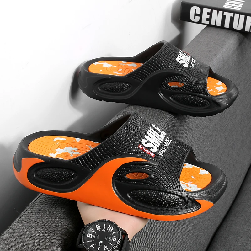 

Outdoor Sandals Beach Men Casual Shoes Summer New Men's Slippers EVA Soft Slides Indoor Garden Shoes Male Couple House Slippers