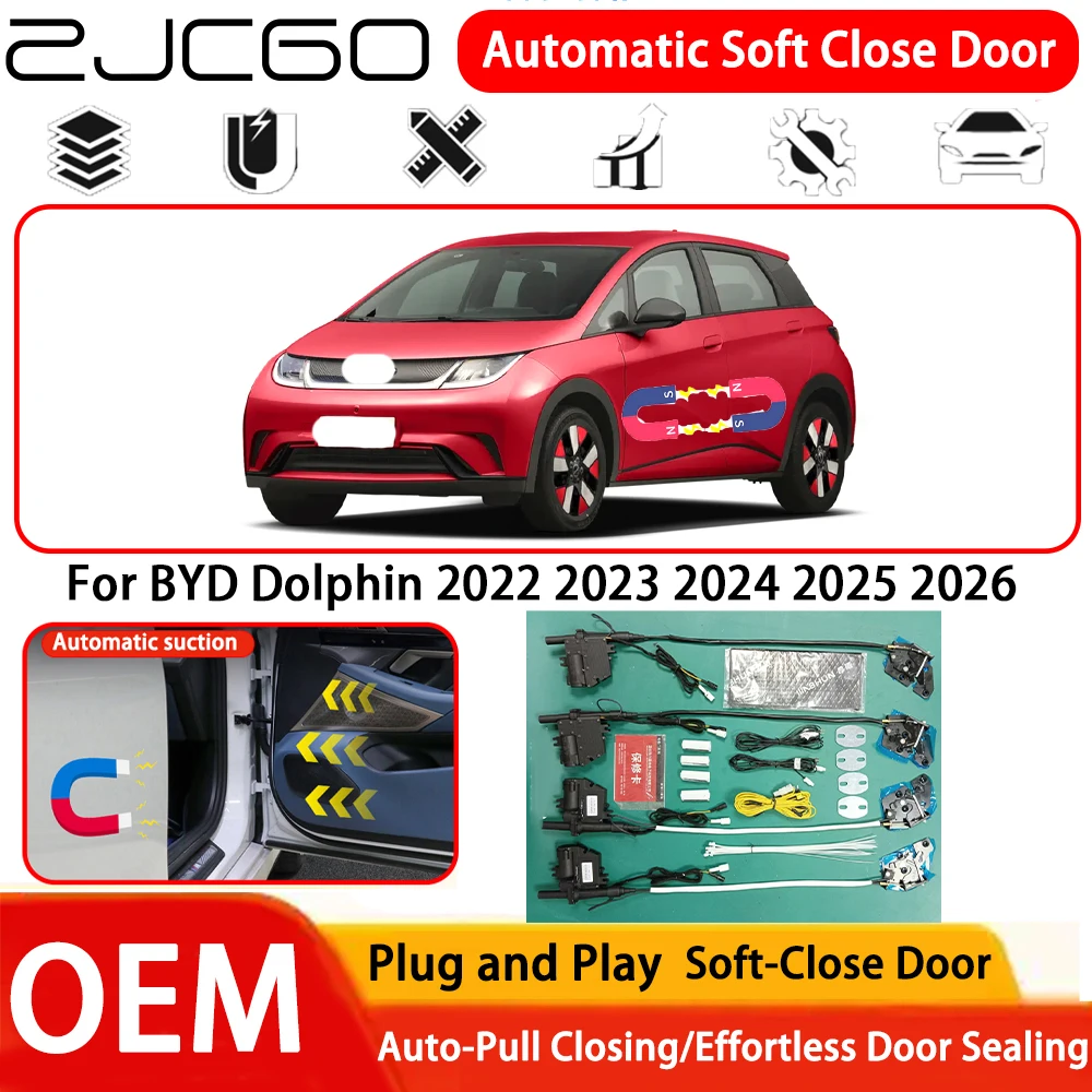for BYD Dolphin 2022 2023 2024 2025 2026 Car OEM Plug and Play Automatic Electric Soft Close Door Comfort Closing System
