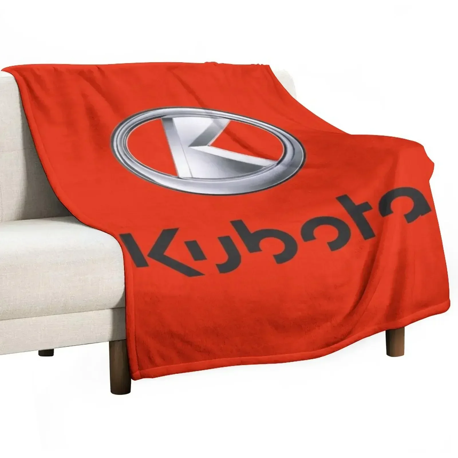 

Kubota Tractor Throw Blanket For Baby for sofa funny gift Blankets