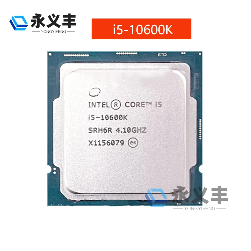 Intel Core I5-10600K i5 10600K  i510600K  10600K    4.1GHz six-core Twelve-threaded CPU Processor 65W LGA 1200 Original genuine