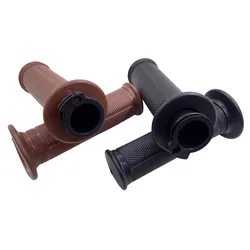 Black/Brown Motorcycle Handlebar Accessories 1 Pair Scooter Hand Grips For Honda Dio 50 ZX AF18 24 27 28 34 35 54 55 56 61