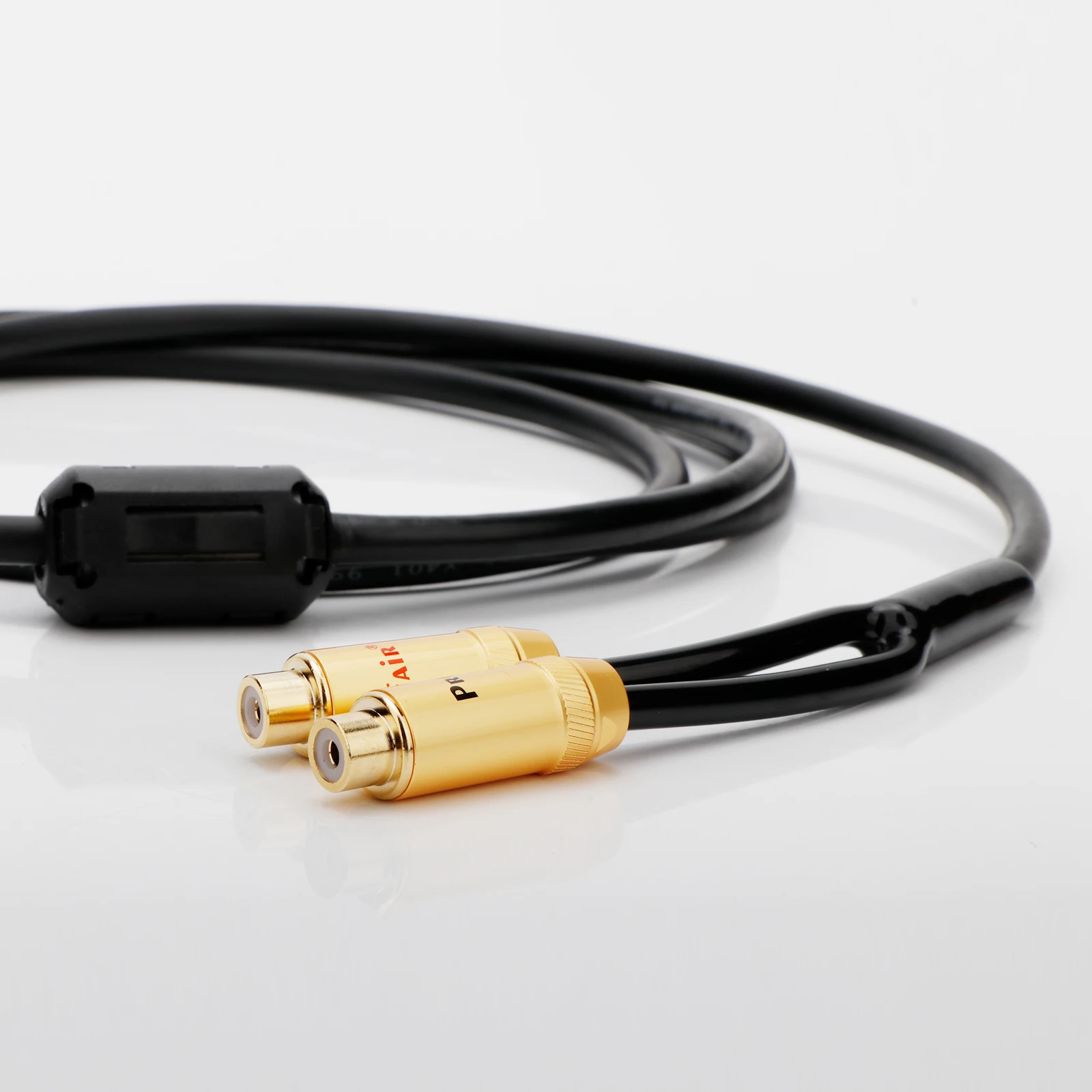 Hifi 2RCA zu 4RCA Audiokabel 4 RCA Buchse zu 2 RCA Verbindungskabel RCA Splitter Aux-Kabel für Lautsprecher Subwoofer – Detail 6