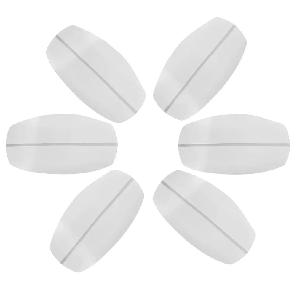 

6 шт. Невидимые силиконовые противоскользящие накладки на плечи, эластичные, для повседневного ношения, для коррекции фигуры, для фитнеса