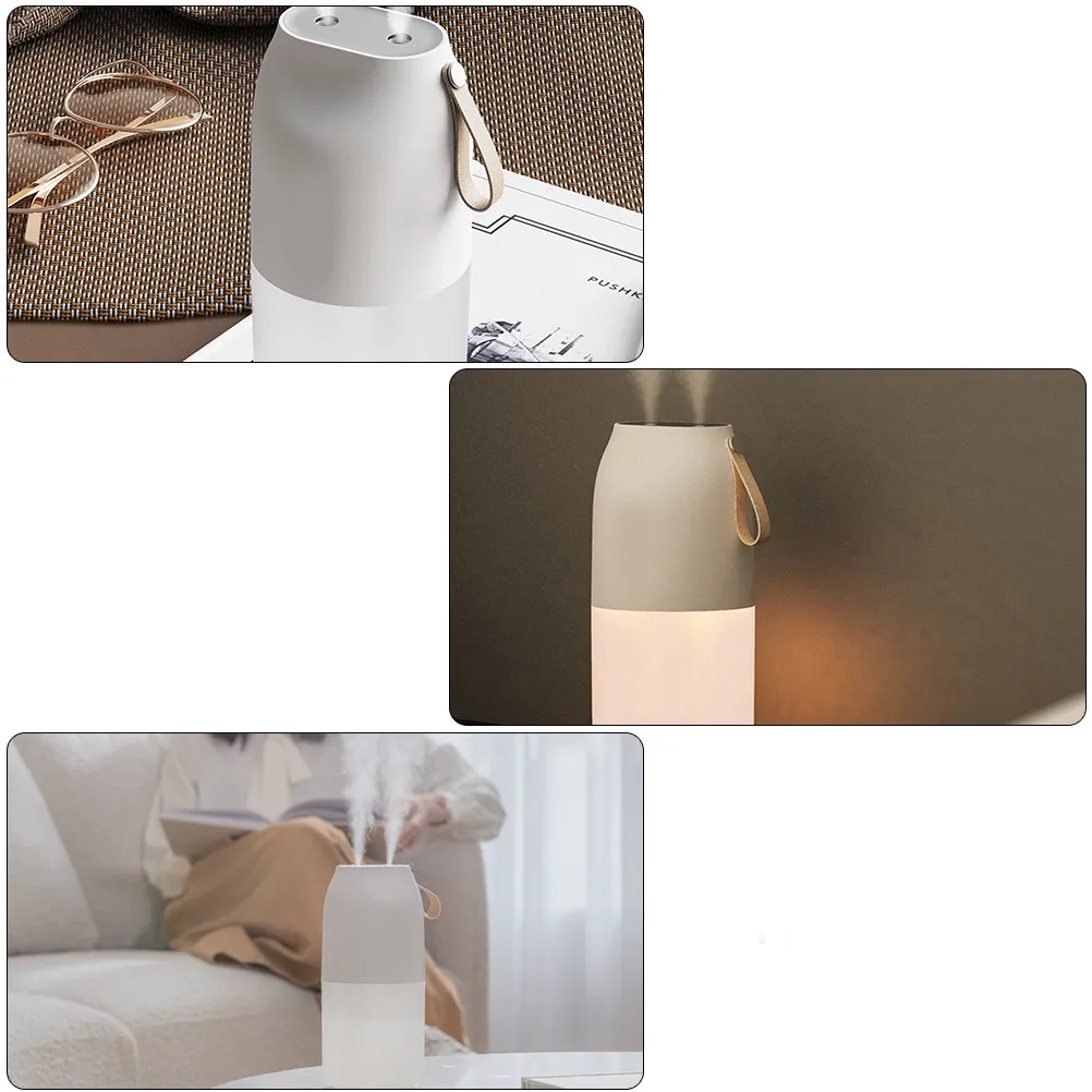 1Set Dual Spray Battery Mini Humidifier Portable USB Charging Aromatherapy Diffuser Office Car Desktop Oil