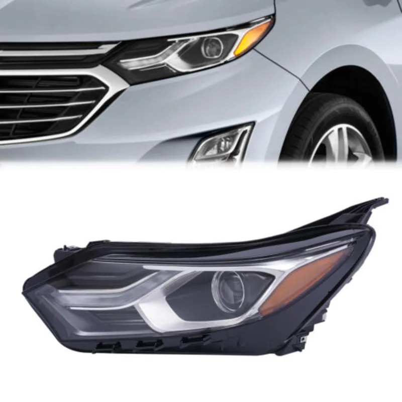 Left Side Driver Side Fits For Chevrolet Equinox HID/Xenon With LED DRL Headlight Durable HID Xenon Headlamp