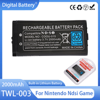 TWL-003 TWL 003 Rechargeable Battery 3.7V 2000mAh TWL003 Lithium Battery Pack For Nintendo Ndsi Game Console Built-in Batteries