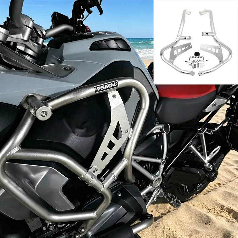 

Motorcycle Engine Highway Guard Crash Bar Bumper Frame Protection For BMW R1250GS LC ADV Adventure R1250GSA R 1250 HP 2019-2023