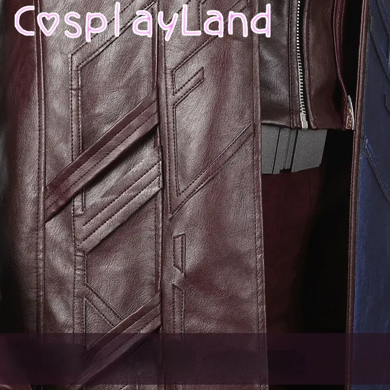 High Quality Halloween Carnival Love and Thunder Superhero Outfit Peter Quill Cosplay Costume Long Jacket Suit with Props