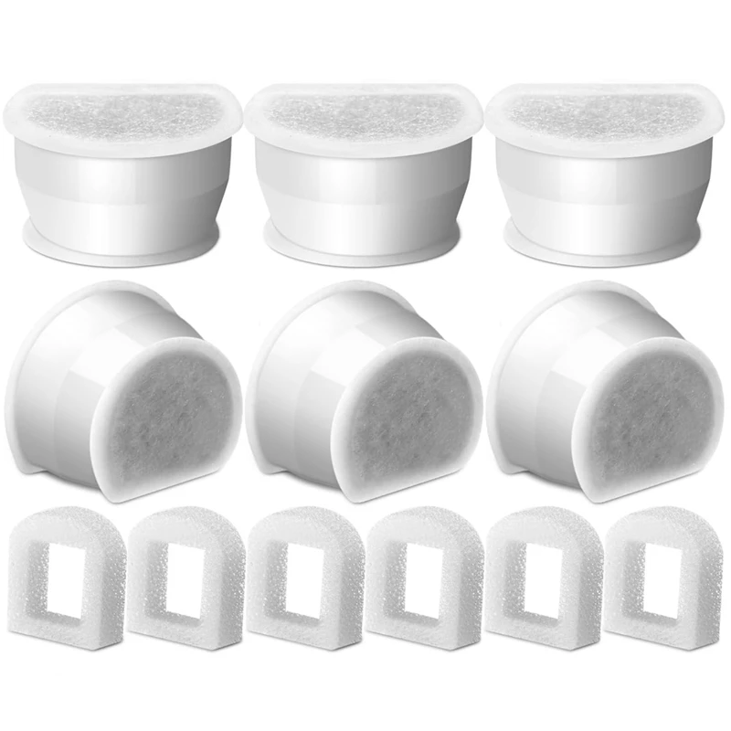 Water Fountain Filters &Foam For Petsafe Ceramic Avalon Butterfly Sedona Cat Fountain Automatic Water Bowl Filters