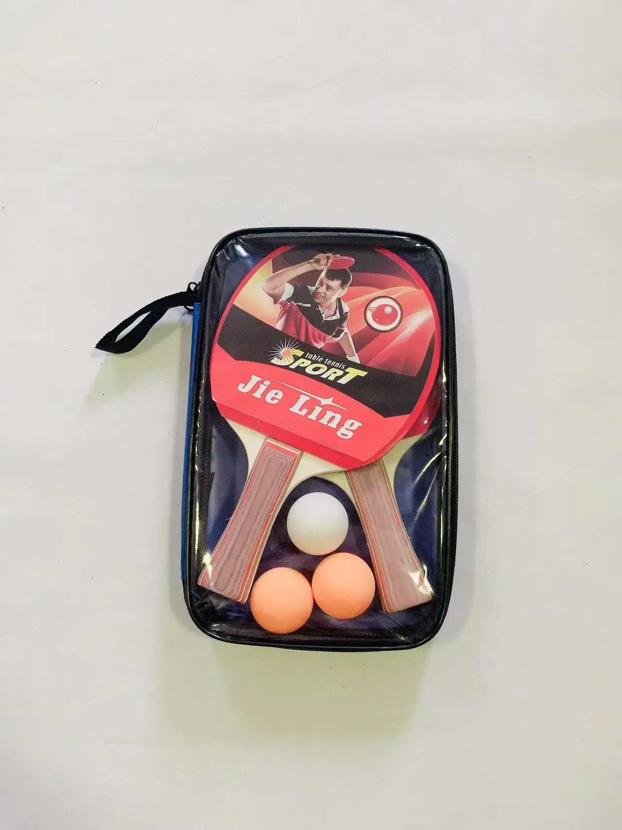 Professional Sports Table Tennis Racket Beat Ball Suit Horizontal Straight Ping Pong Set