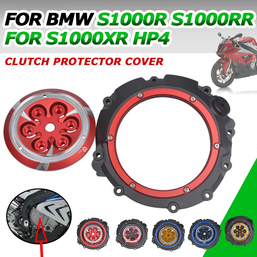 

Motorcycle Clear Clutch Cover Engine Guard Waterproof For BMW S1000RR S1000R S1000XR HP4 S 1000 RR S1000 R XR HP 4 Accessories