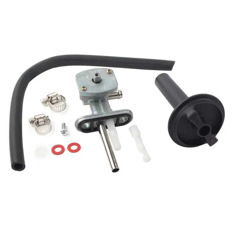 A23Z Motorbike Valve Petcock & Lever Screw for Prairie 400 KVF400 1999 2000 2001 2002 51023-1254 51023-1317
