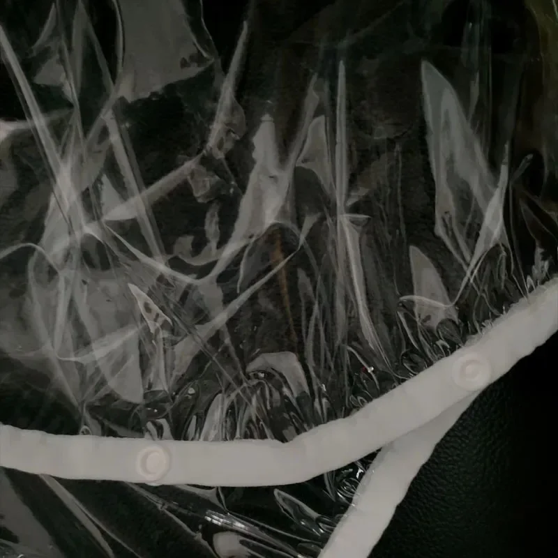 Transparent PVC plastic Underpants Leak Proof Smooth Silent Couple Erotic Panties Bottom Button ABDL Adults Baby Diaper Briefs