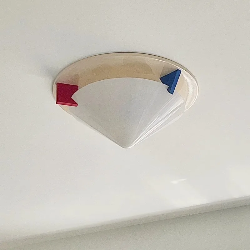 Medieval minimalist ceiling light, children's bedroom circular light, designer package, study light