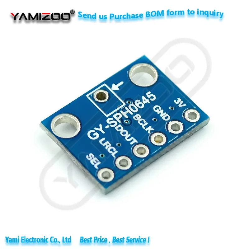 SPH0645 I2S MEMS Breakout Sensor Board SPH0645LM4H Microphone Module 1.6-3.6V For Arduino Raspberry Pi