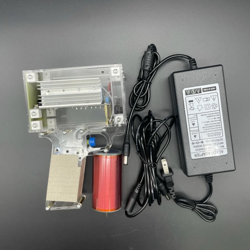 Port10/13cm Electric Arc Scientific Experiment Toy High Voltage Generator Fun Arc able Hand-held Tesla Coil Artificial Lightning