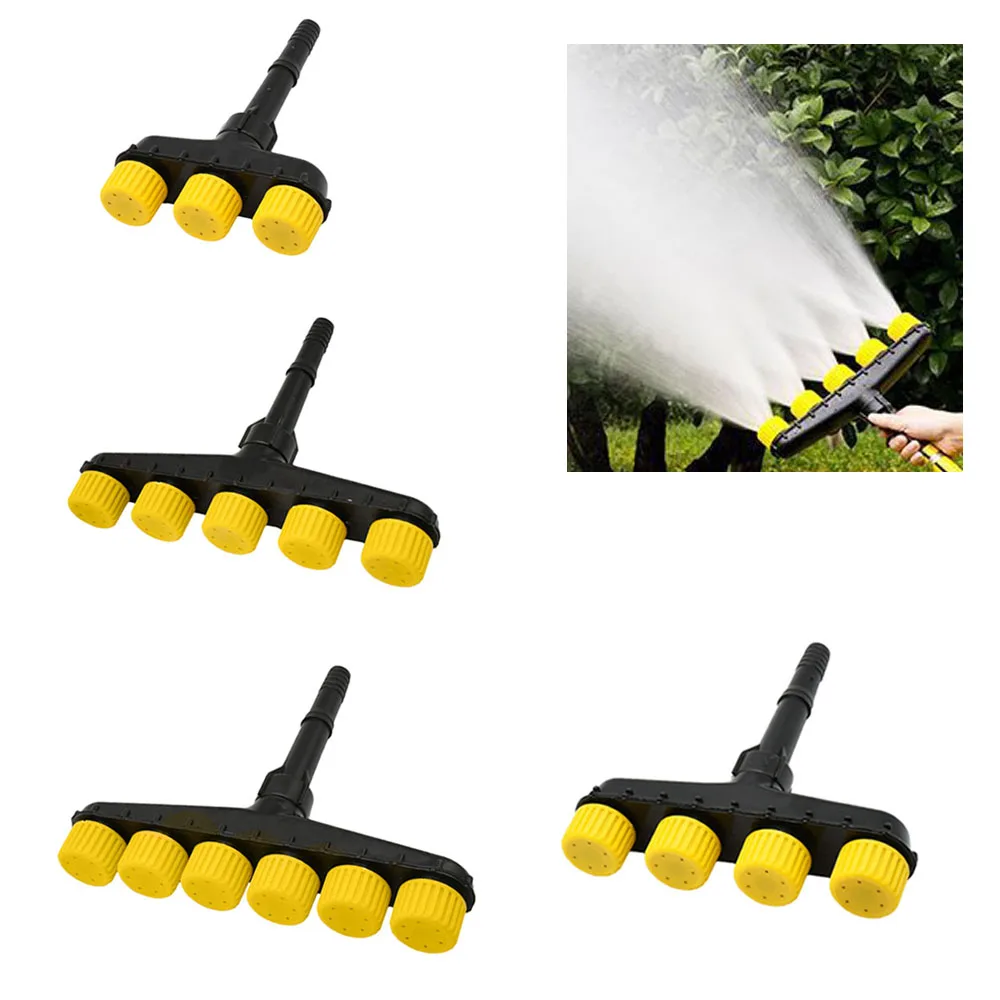 3/4/5/6 Hole Garden Lawn Hose Sprinklers Atomizer Nozzles Garden Irrigation Watering Farm Water Sprayers Nozzles For 1