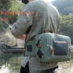 Outdoor Waterproof Waist Pack, Multifunctional Sports Swimming, Fishing, Large Capacity Men's and Women's Bags  Fishing Backpack