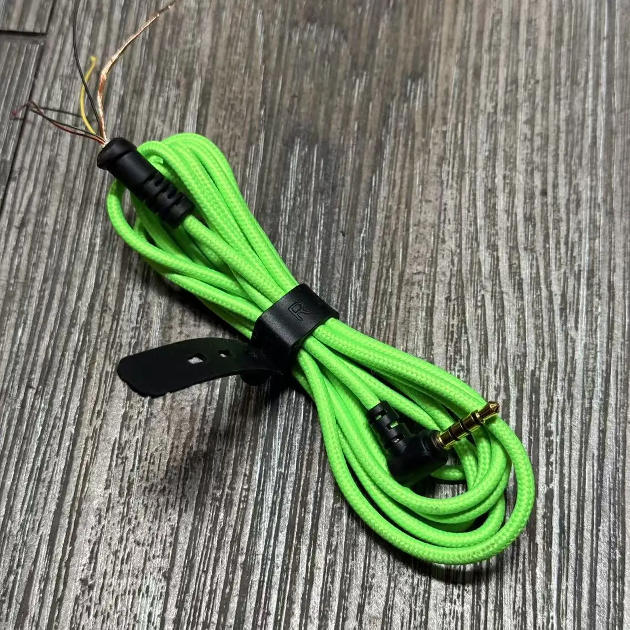 Replacement Audio connect cable For Razer Blackshark V2 V2X Gaming Headset Replacement aux 5 cores cable