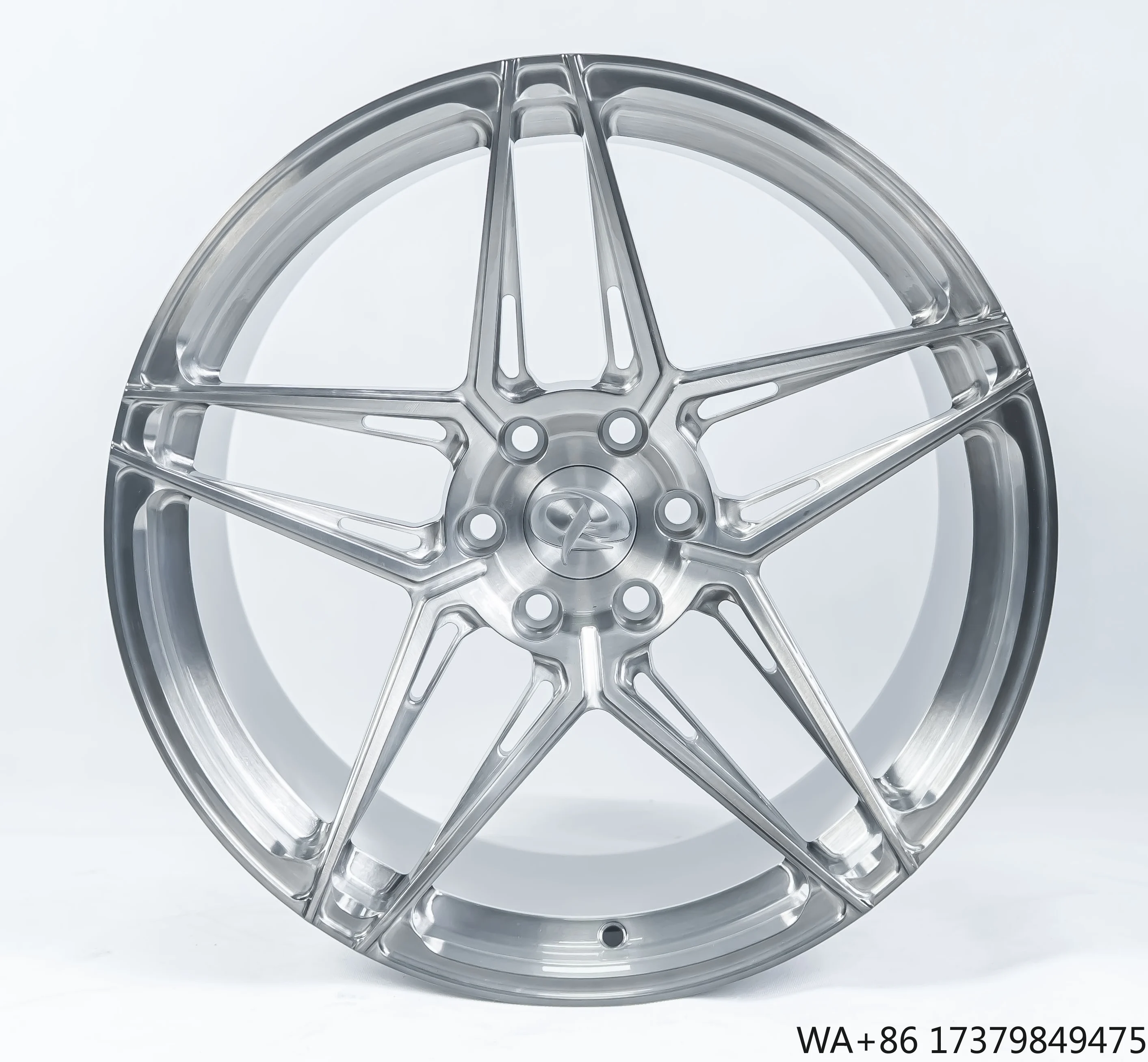 

PQ Custom 5*120.65 5*120 5*112 Brushed Grey Alloy Passenger Car Forged Wheels Rims for C7 Corvette Chevy