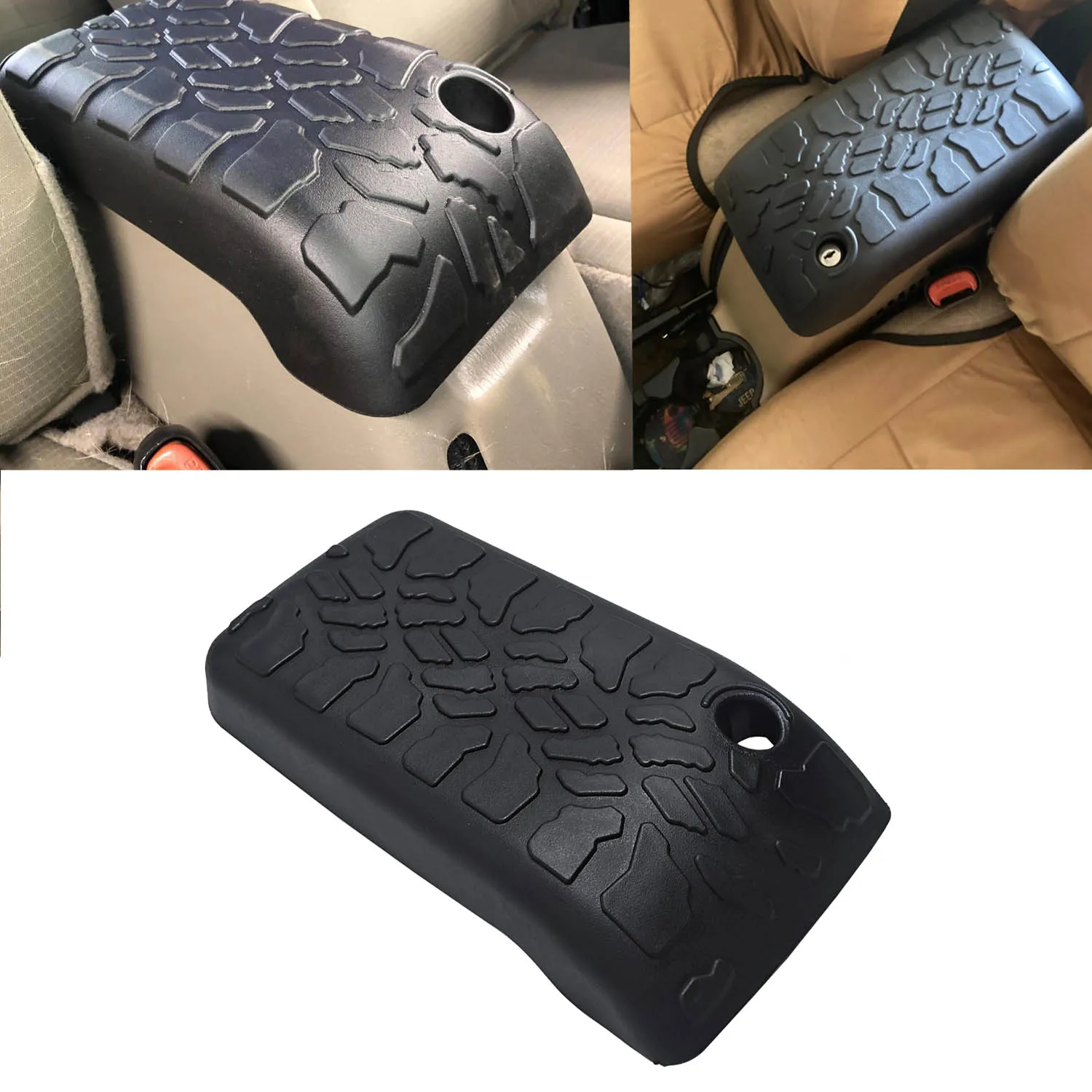

Car Center Console Armrest Pad Anti-Scratch Protective Cover for Jeep Wrangler TJ 2001-2006 Accessories