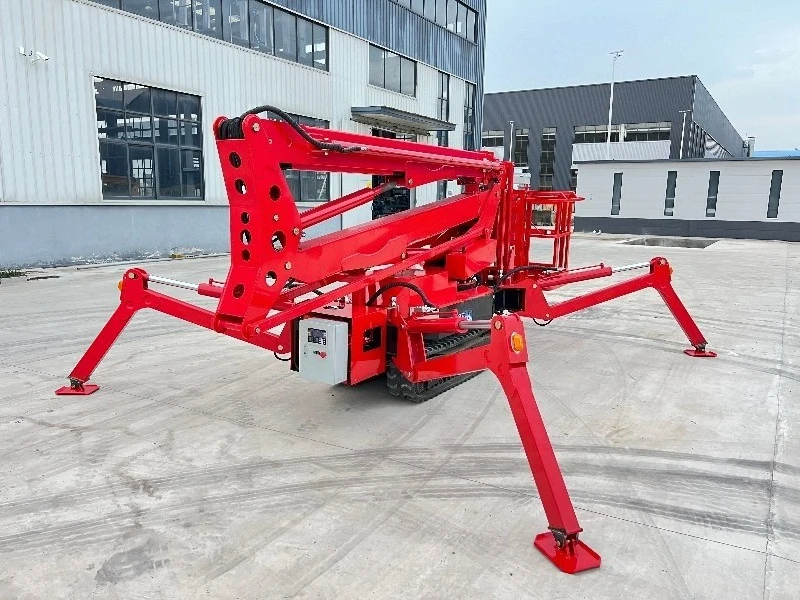 Customized Towable Boom Lift 10m-24m Trailer Mounted Aerial Work Platform Tow Behind Cherry Picker Hydraulic Man Lift For Sale