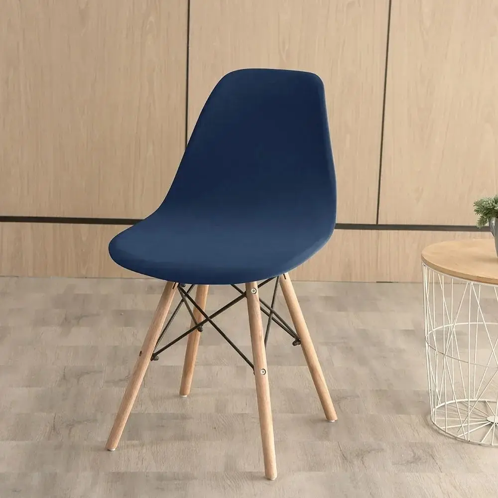 1Pcs New Polyester Bar Chair Cover Solid Color Short Size Seat Case Soft Bench Cover for Home Living Room