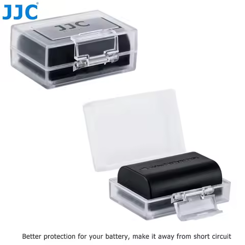 JJC Camera Battery Case for Canon LP-E17 LP-E6 LP-E6N LP-E10 Nikon EN-EL15a EN-EL14 Fuji NP-W126 NP-W126S Sony NP-FW50 NP-FW100