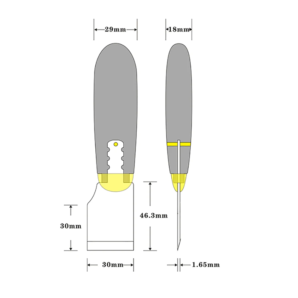 Nóż do cięcia skóry YORKSHINE M390/440C ze stali DIY ręcznie robiony nóż skórzany wysokiej jakości 30MM proste ostrze z drewnianą rączką