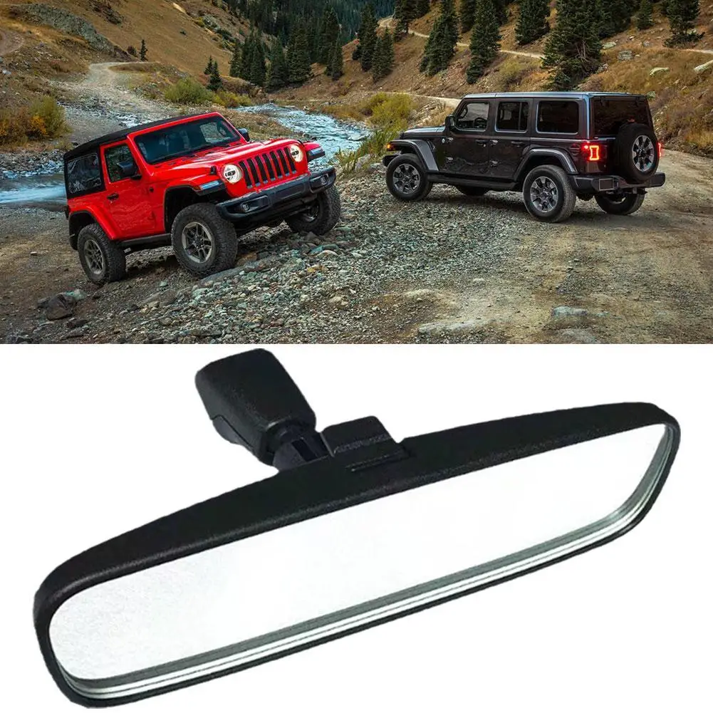 1PC Car Interior Rearview Mirror Assembly Fit for Jeep Wrangler CJ YJ TJ JK 1976-2012 6321-2DR0A 96321-2DR0-A103 Car Rear M Q3S9