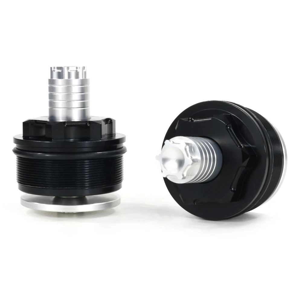 49mm Preload Adjusters Fork Bolts Shock Absorber Cover Cap Aftermarket For Harley Davidson SOFTAIL SPORTSTER DYNA VRSCDX V-ROD