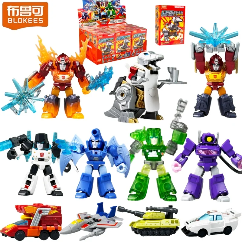 BLOKEES Transformers Building Blocks Serie completa Classic Anime Figure Splicing Model 3D Home Ornament Toy Collection Regali
