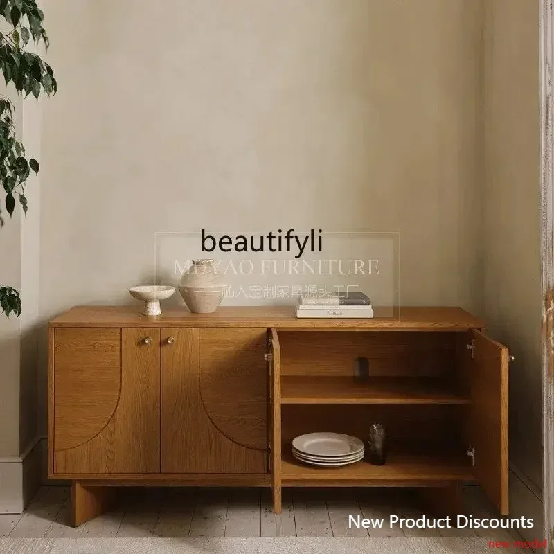 

LHY26 ss Новый стиль NN: Скандинавский простой многофункциональный буфет из массива дерева для столовой, чайный шкаф, декоративный элемент для гостиной и прихожей