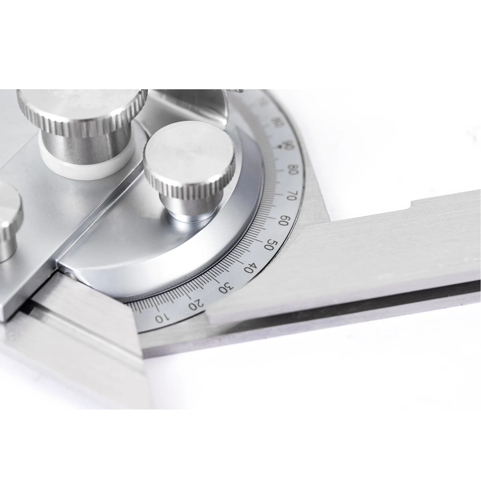 Лидер продаж Dasqua, универсальный транспортир из нержавеющей стали с тремя лезвиями, с тонкой регулировкой и лупой