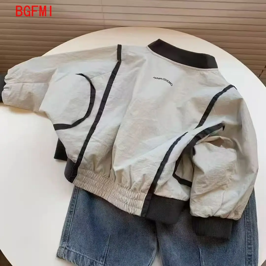 Spring Autumn Children's Clothing for Boy 2026 New Korean Kids Casual Versatile Baseball Jacket Long Sleeves Fashion Outerwear - view 2