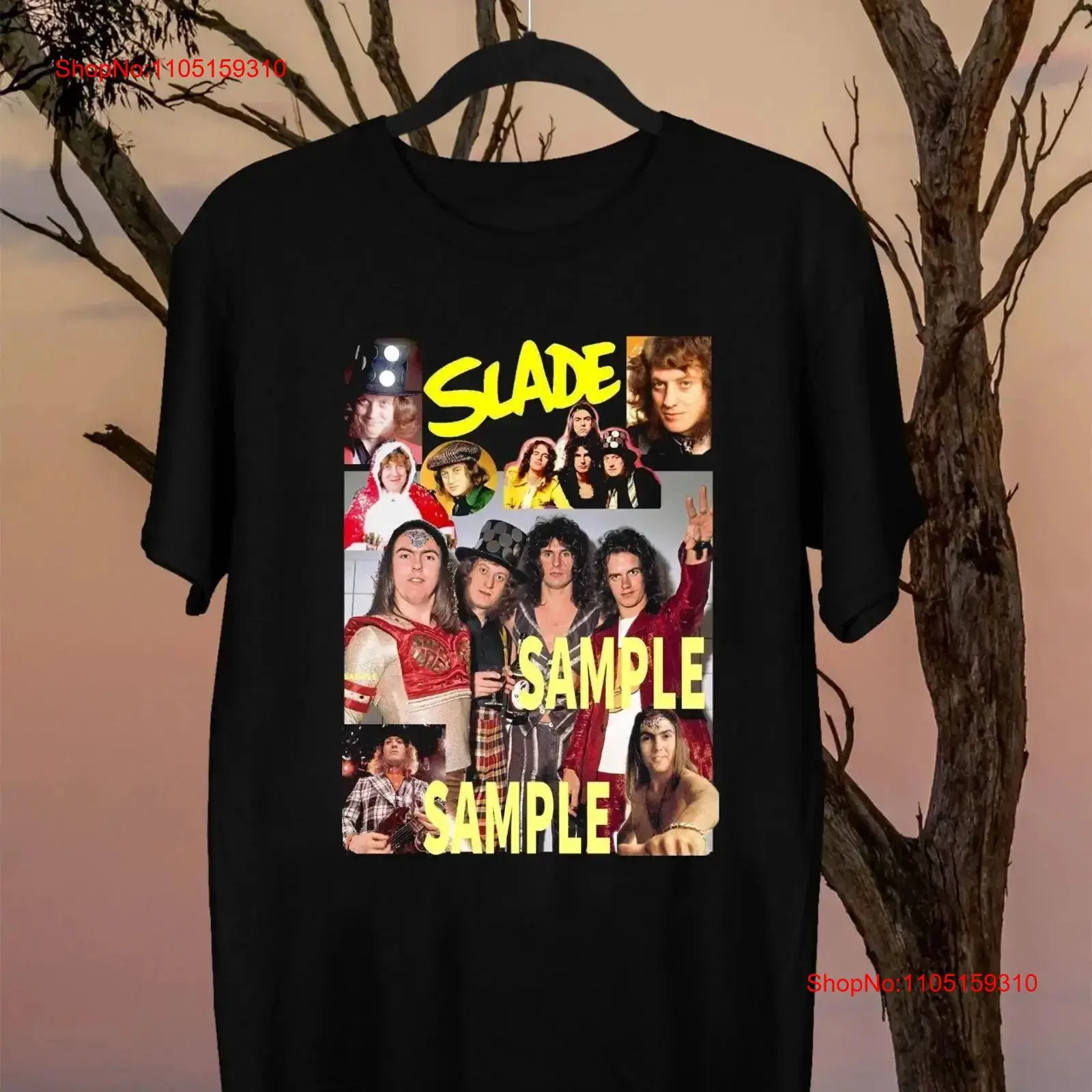 حار روك سليد باند تي شيرت أسود القطن جميع حجم S 5XL مروحة جديدة خمر غسلها تنوعا للجنسين عادية أنيق الرسم