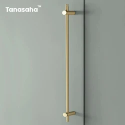 Brass long handle Nordic pure copper modern pulls simple gold light luxury pulls cabinet adjustable long handle cabinet handle