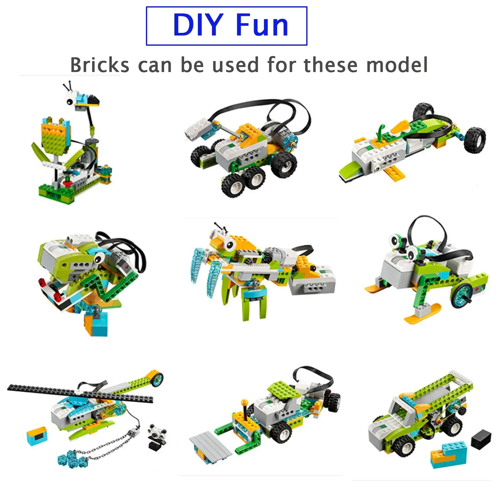 280Pcs Building Bricks MOC For Legoeds WE-DO 2.0 45300 Programmed DIY Robot Education Learning Kit