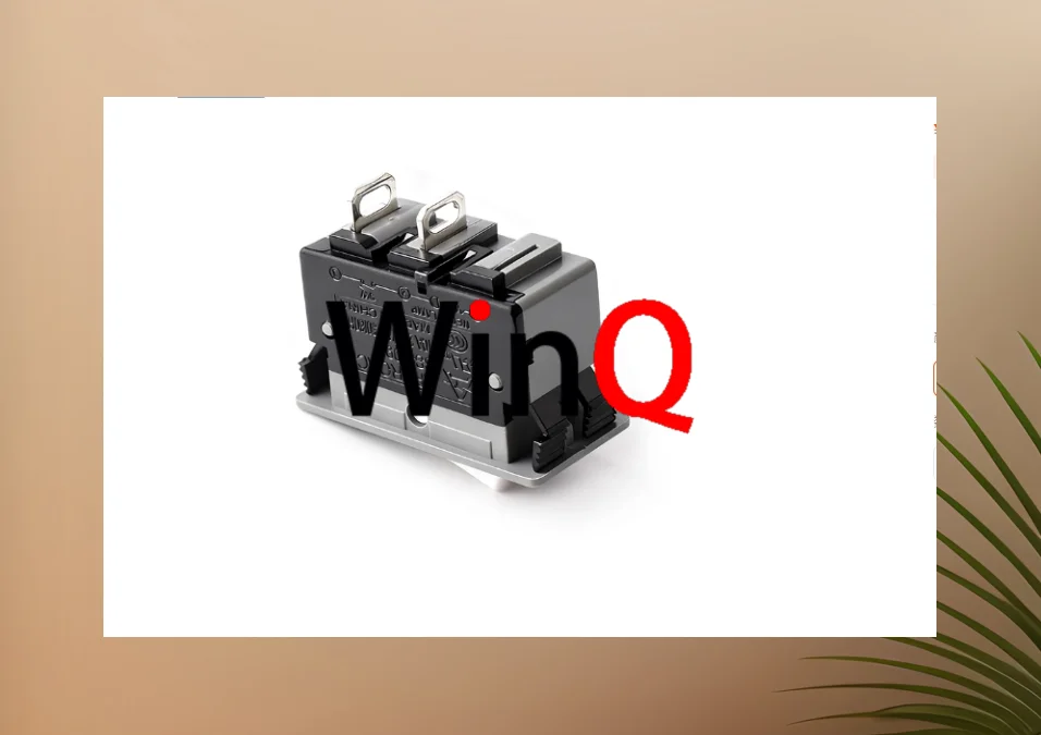 2 buah saklar beban berlebih tipe kapal 10A250V pelindung arus dua dalam satu dengan lubang 13 * 29, saklar reset satu tombol