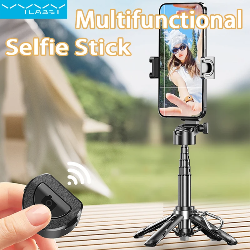 vyvylabs Selfie Stick Tripod Pocket Size Selfie Stick wireless Detachable Remote Selfie Stick for iPhone/Android/Camera/Gopro