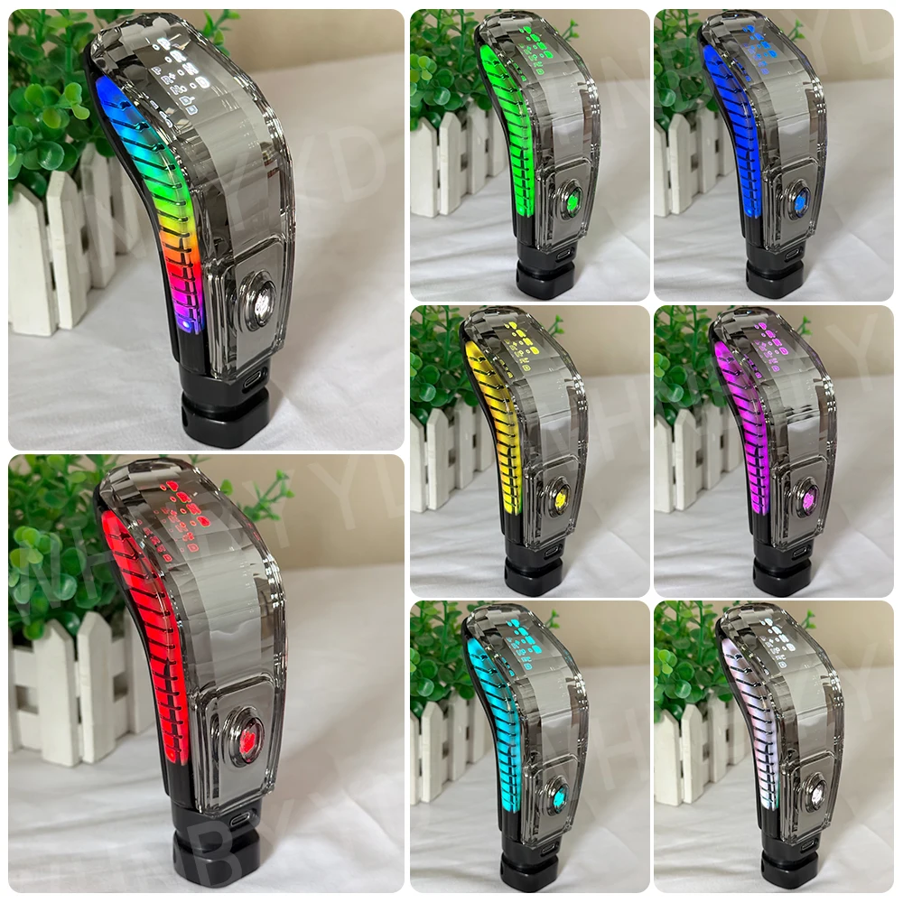 

For NISSAN X-Trail Qashqai 2008-15 Terra Murano JUKE Car Gear AT Automatic Transmission LED Crystal Gear Shift Knob For Infiniti