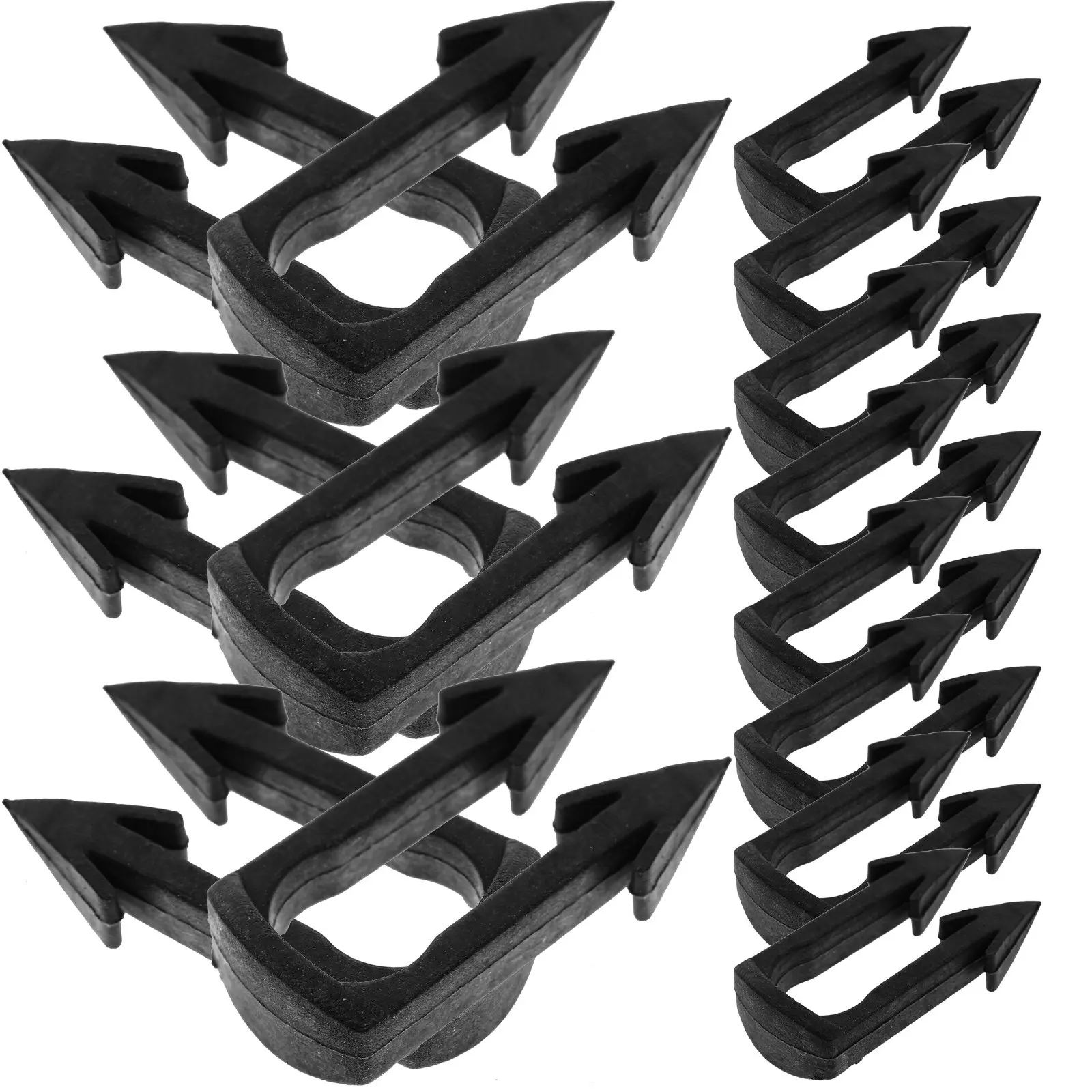200 pcs Garden Support Plant Clips Plastic Vine Halloween Christmas New Year Garden Plant Clips Durable Material Fixing