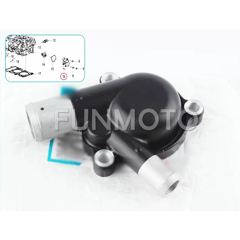 Thermostat cover suit CF450NK/CF450SR or CF800NK/800MT code is 0SQV-022001-1000-0BP00/ C63635019000