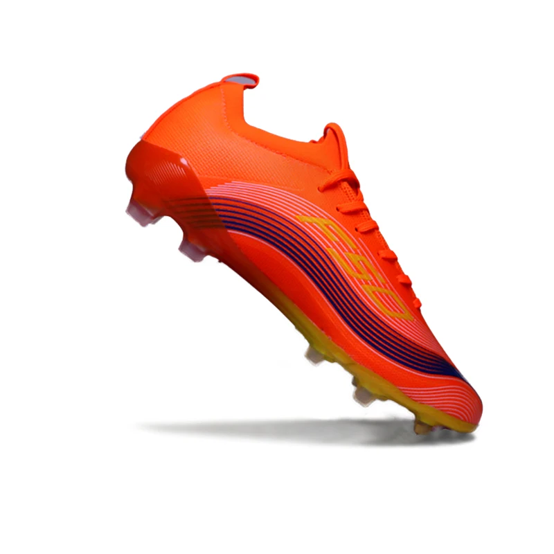 

No-lace Mens Soccer Shoes Non-Slip Turf Soccer Cleats for Youth Without-Lace TF/FG Training Football Boots Chuteira Campo 35-45