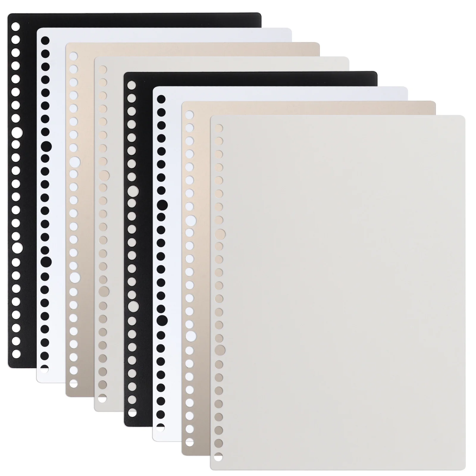 

8 листов переплеты с отрывными листами, красочный органайзер для школы, офиса, тетрадь, перегородка для бумаги, карточки для индекса файлов