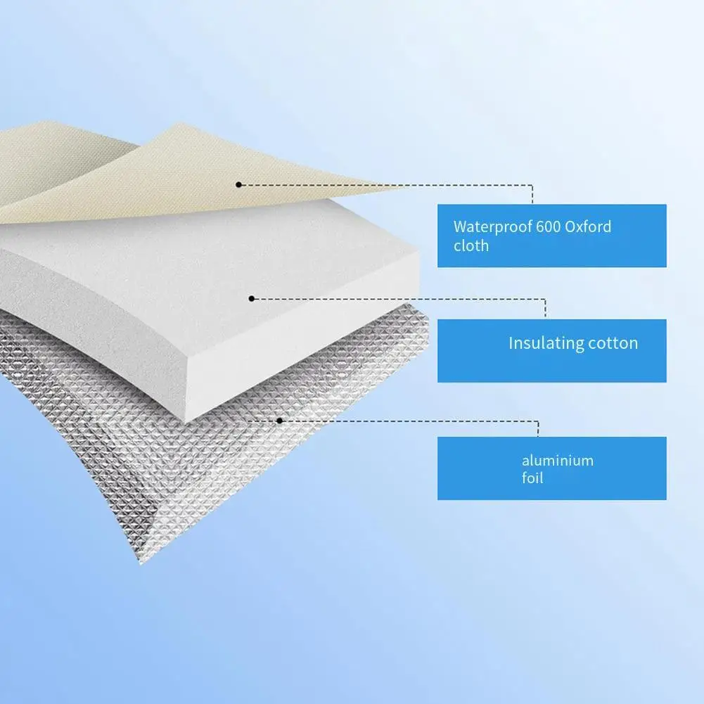 50x50x86cm Antifreeze Cover for maximum Insulation Pump Cover Weatherproof Cover Customizable Size Snowproof for UV Resistant