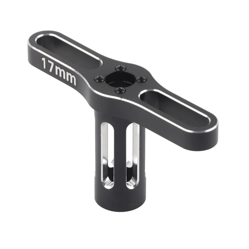 17mm Wheel Hex Nuts Sleeve With Coupling Hub Nut Cap 1/8 1/10 Scale Hex Nuts Installation Tool RC Car Wrench Tool