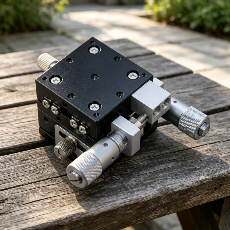 PT-XY60 XY Axis 60 Precision Displacement Platform Fine Adjustment Slide Optical Mount Lab Micro Positioning Stage