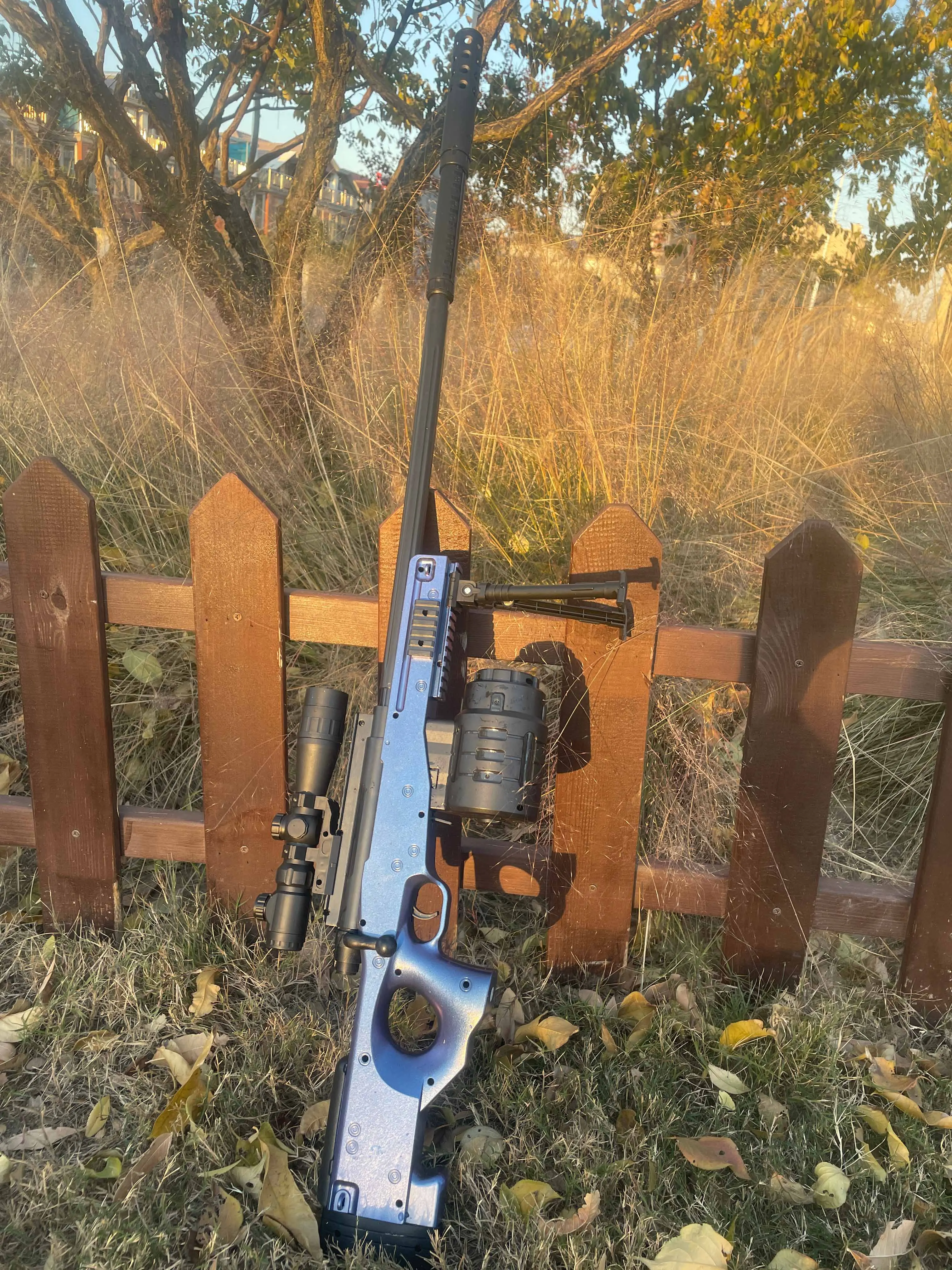 آمنة الوالدين طفل متعة في الهواء الطلق كرة جل الناسف AWM كامل السيارات هلام بندقية اللعب 30 متر المدى 7.4 فولت بطارية لرابط الأسرة وألعاب الفريق #2