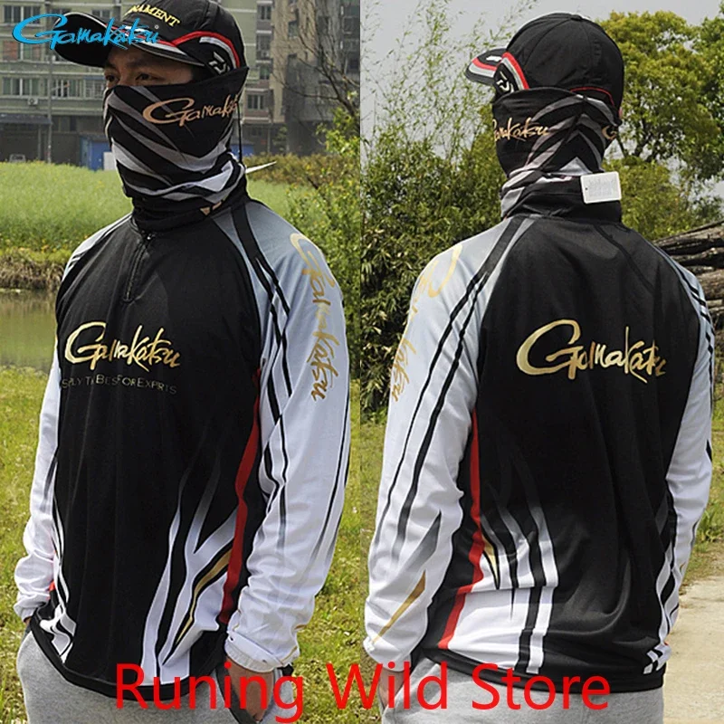 2024 fishing Jersey Long Sleeve Fishing Clothes Outdoor Sprots Sunscreen Breathable Ultrathin Summer Anti-UV Fishing Shirt